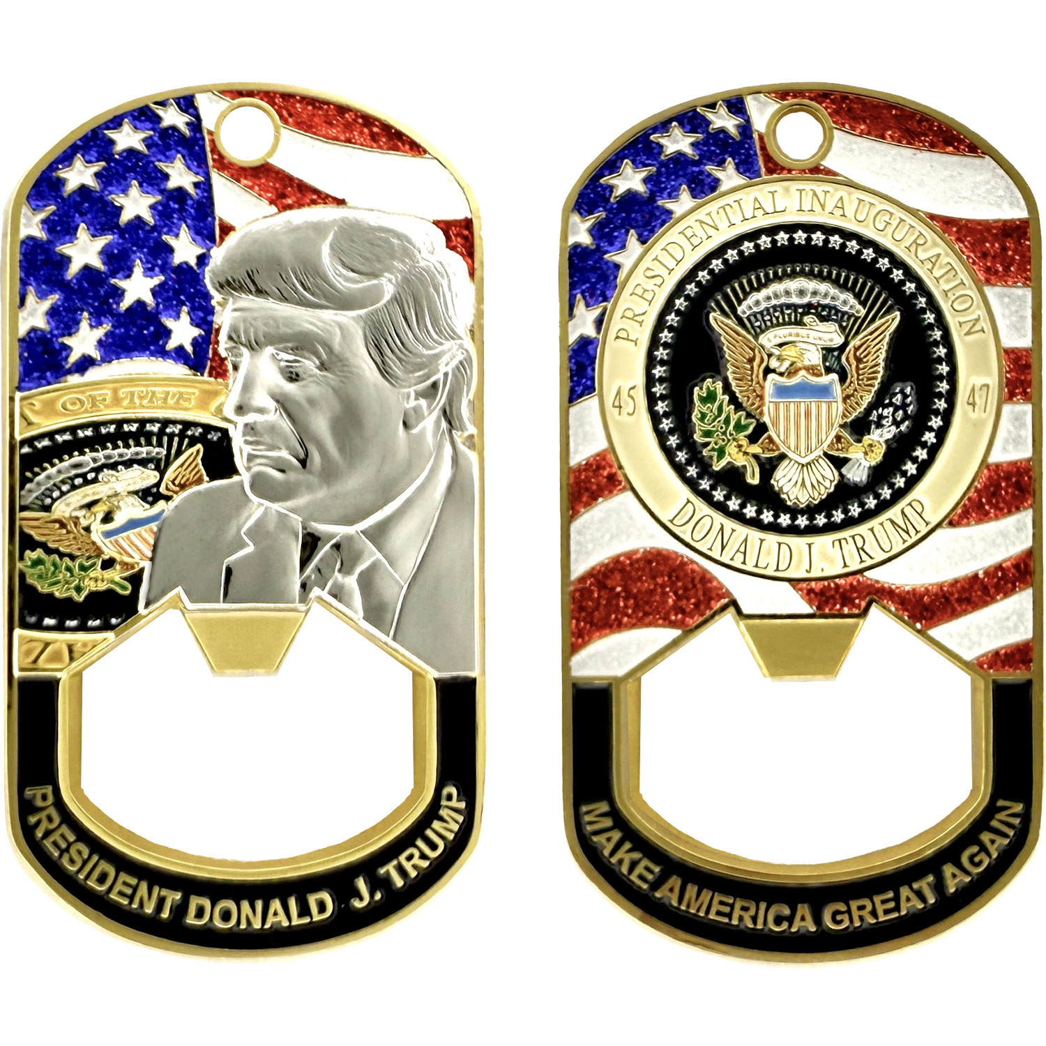 2025 Inauguration 47th President of the United States Bottle Opener - POTUS