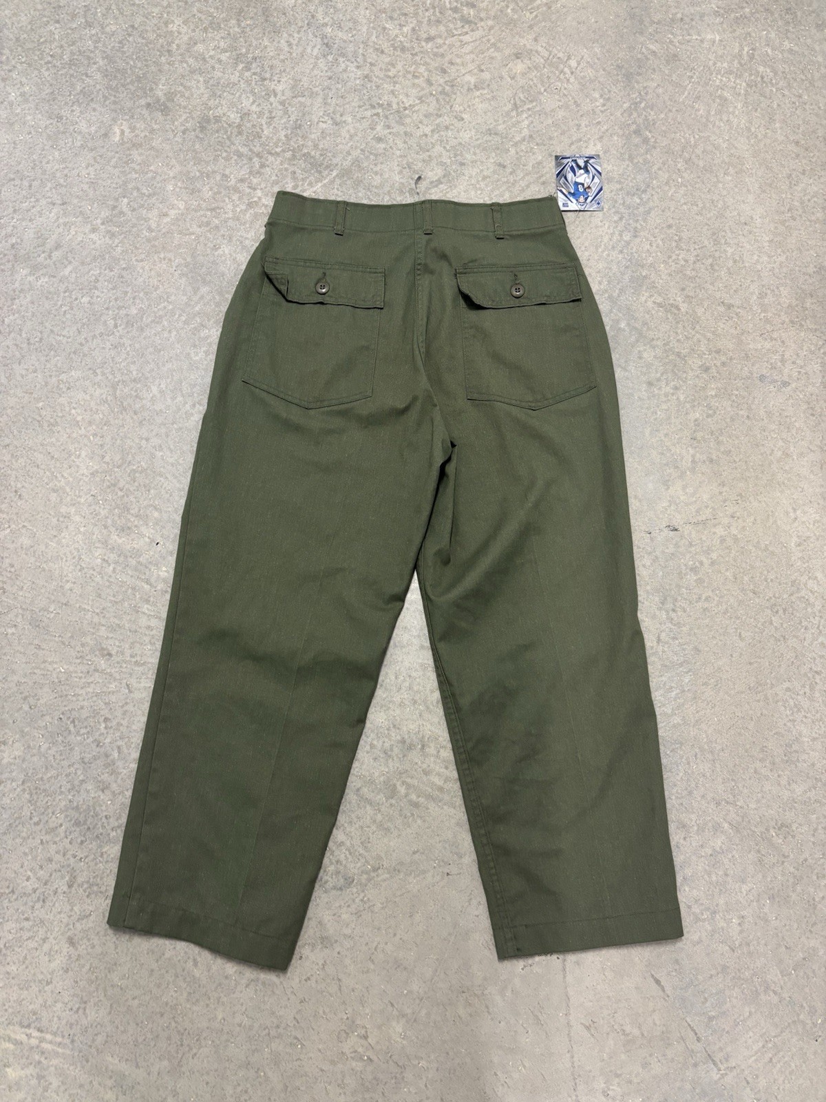Vintage 80s OG 507 Dura Press Military Trousers Fits 32x26 Fatigue Pants