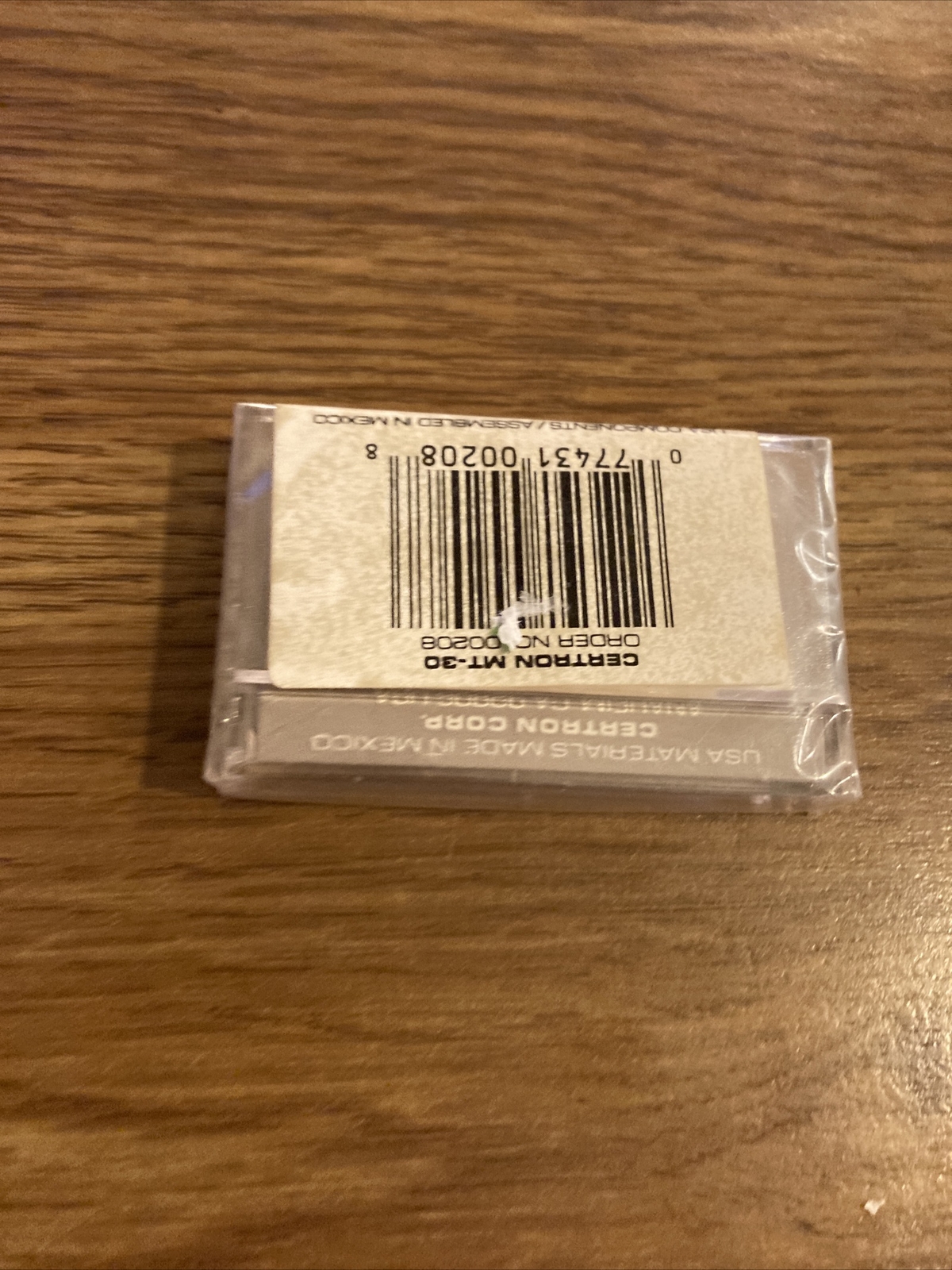 Certron MT30 Mini Casette For Rim Drive Machines 30 Minutes NEW Sealed