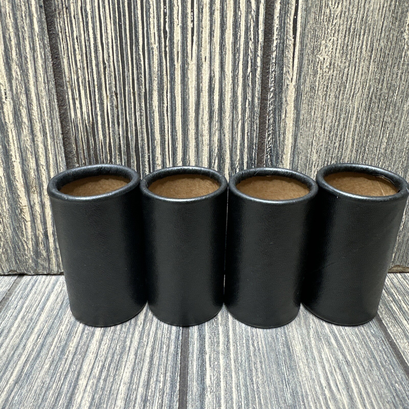 1989 Pachisi Game Replacement Set of 4 Black Cups