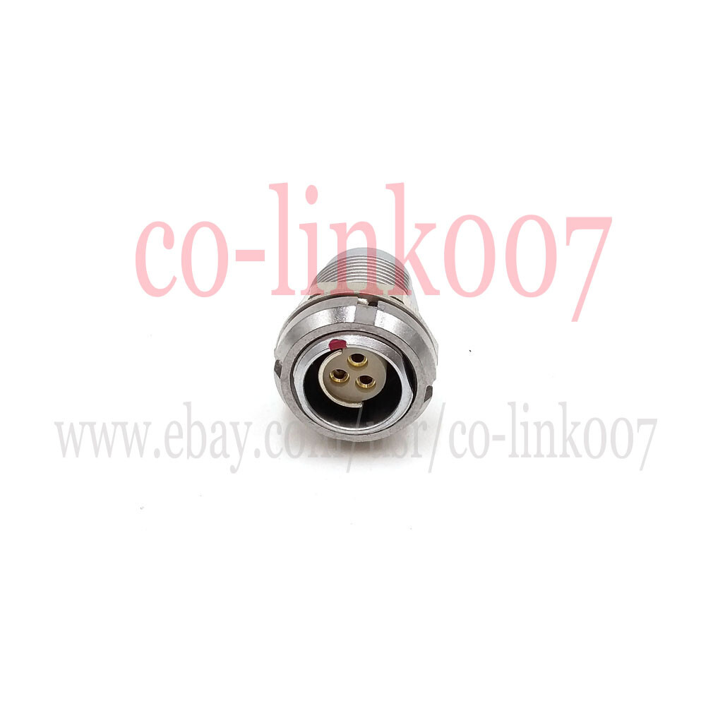 0F 3pin Female Socket to Match with 0F S102 RS 3pin Male Plug