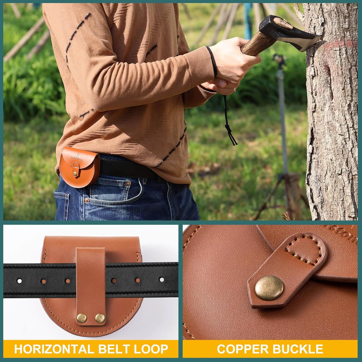 Axe Sharpener - Multipurpose Axe/Hatchet Sharpening Stone - Whetstone Blade &...