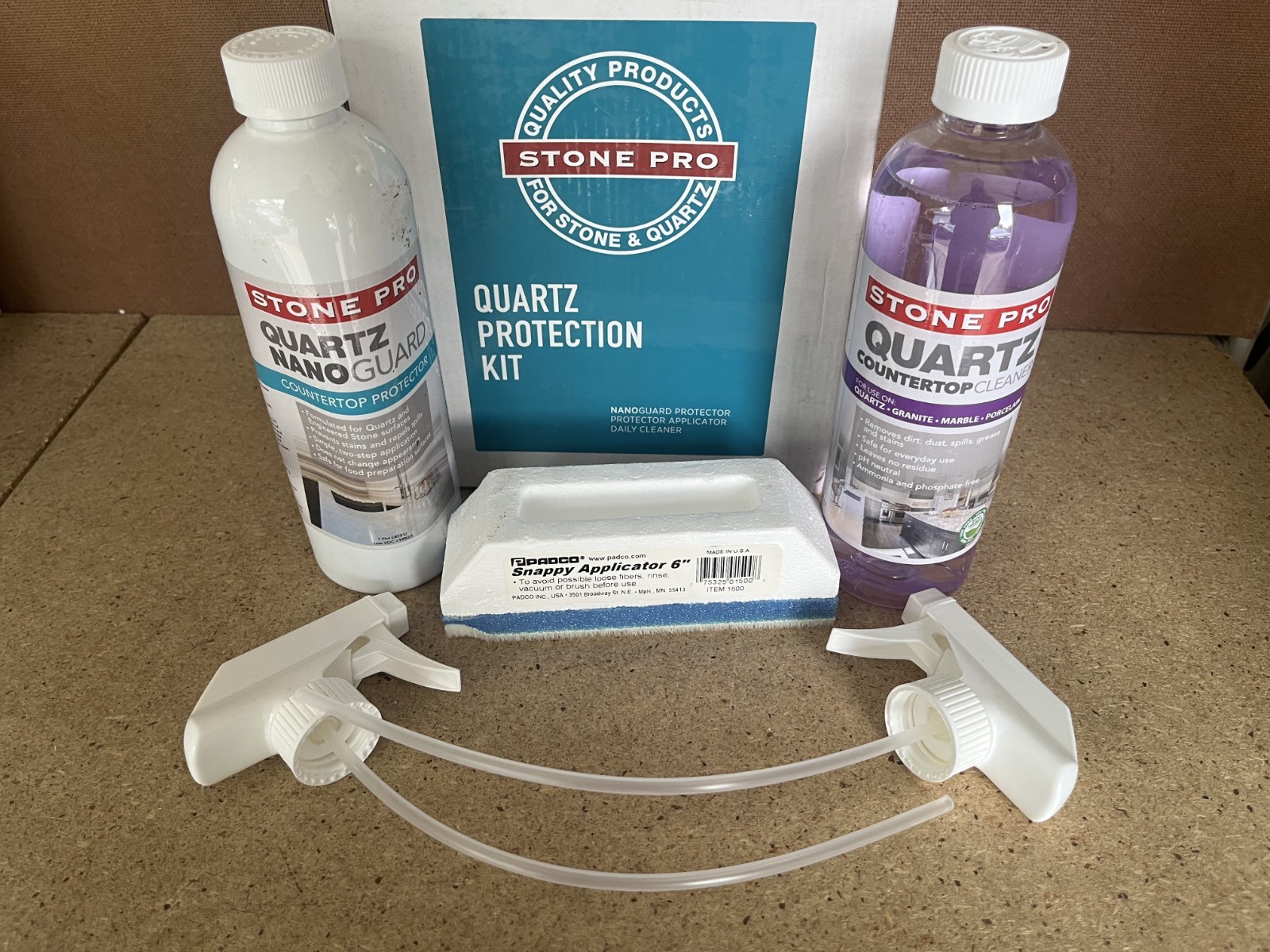 Stone Pro Quartz Nanoguard Protection Kit for Quartz & Engineered Stone Sealer