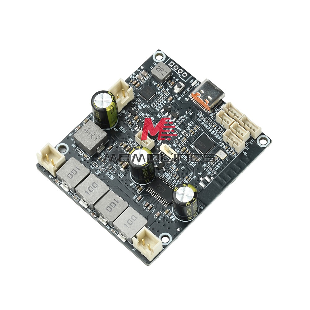 7.4V Charging & Boost BT Amplifier Board 2*25W support Potentiometer adjustment