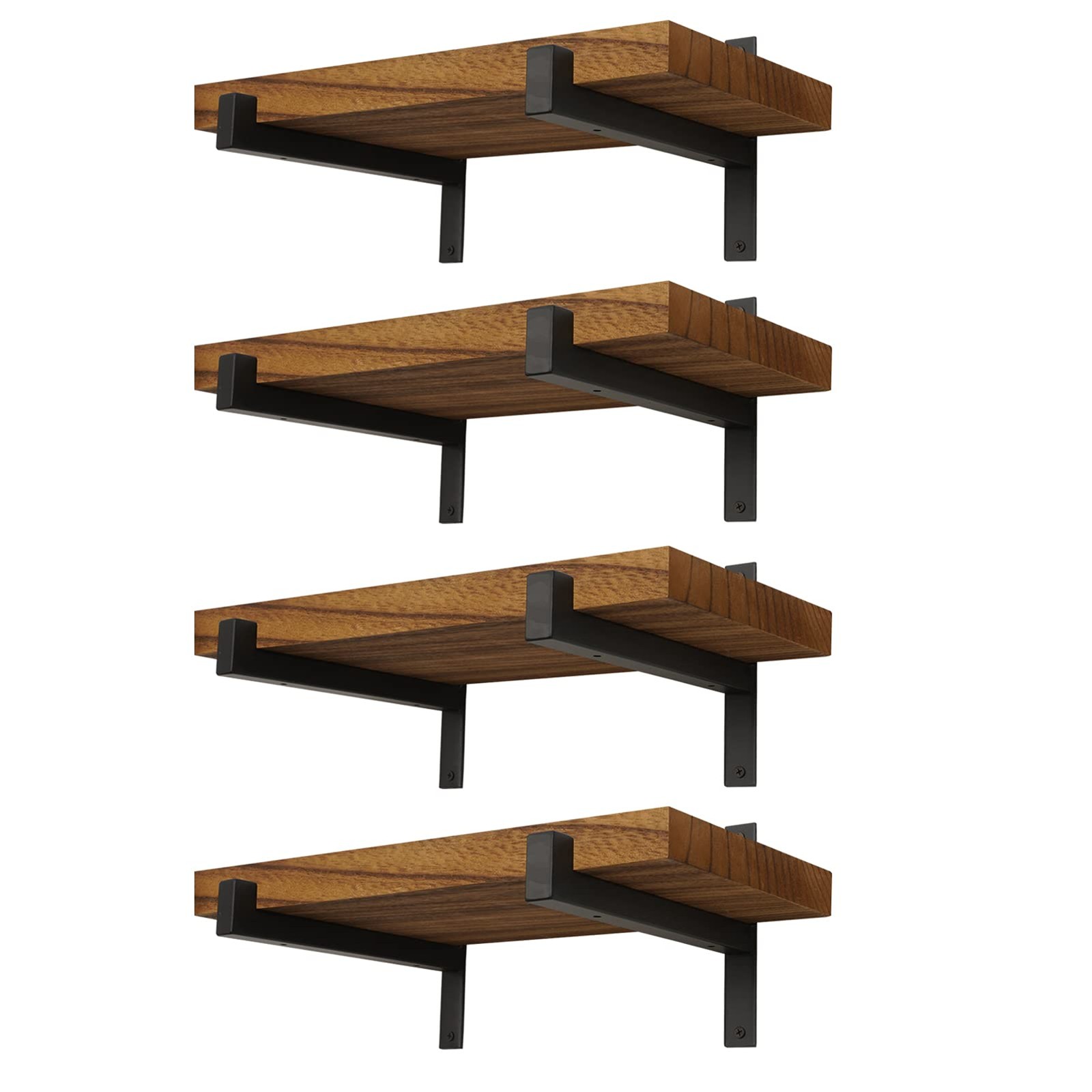 8 Pack 6 Inch Heavy Duty Shelf Brackets Wall Mount Industrial Metal Support