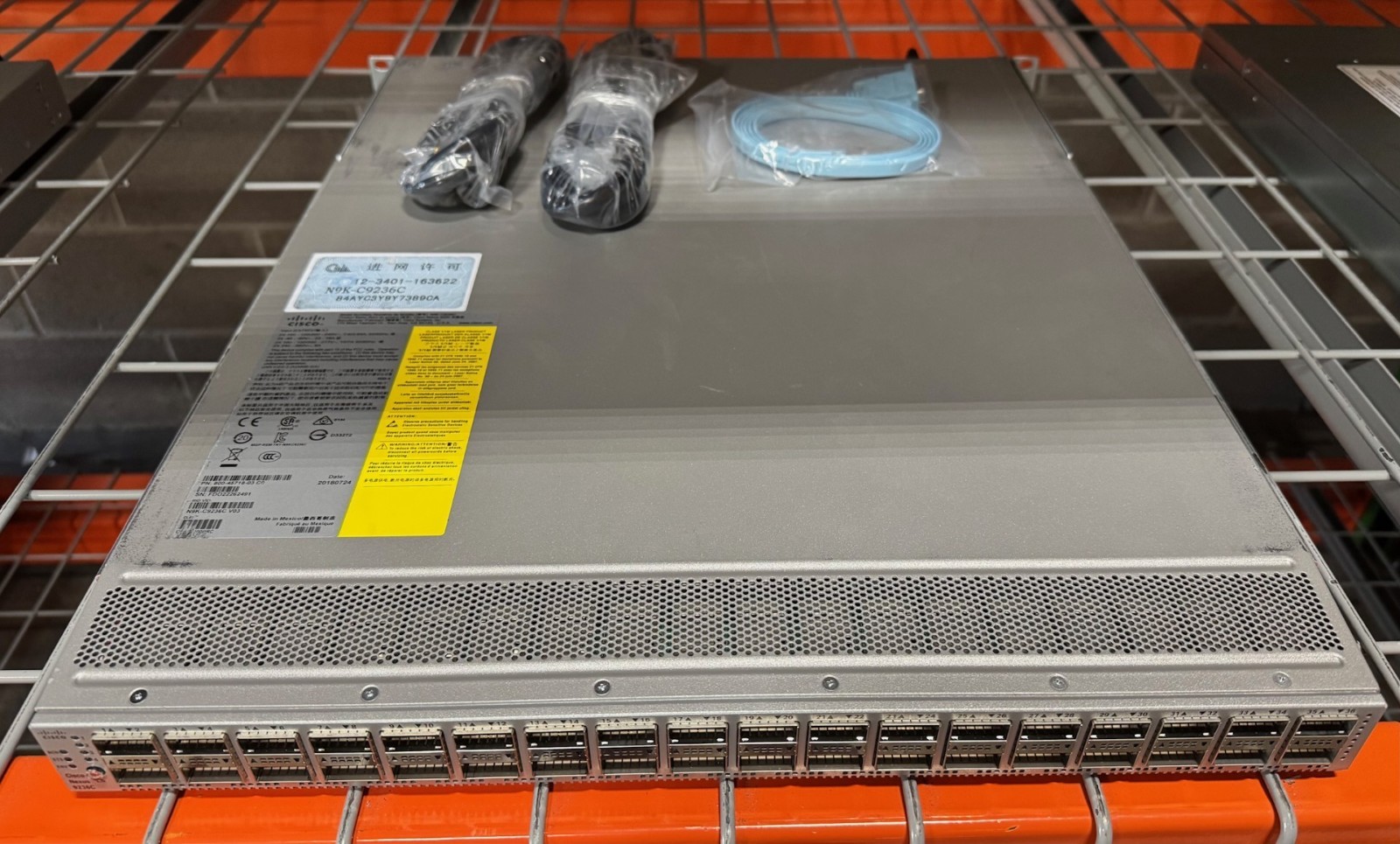 Cisco N9K-C9236C Nexus 9K Fixed with 36p 100G QSFP28 Fully Tested 1YR WARRANTY