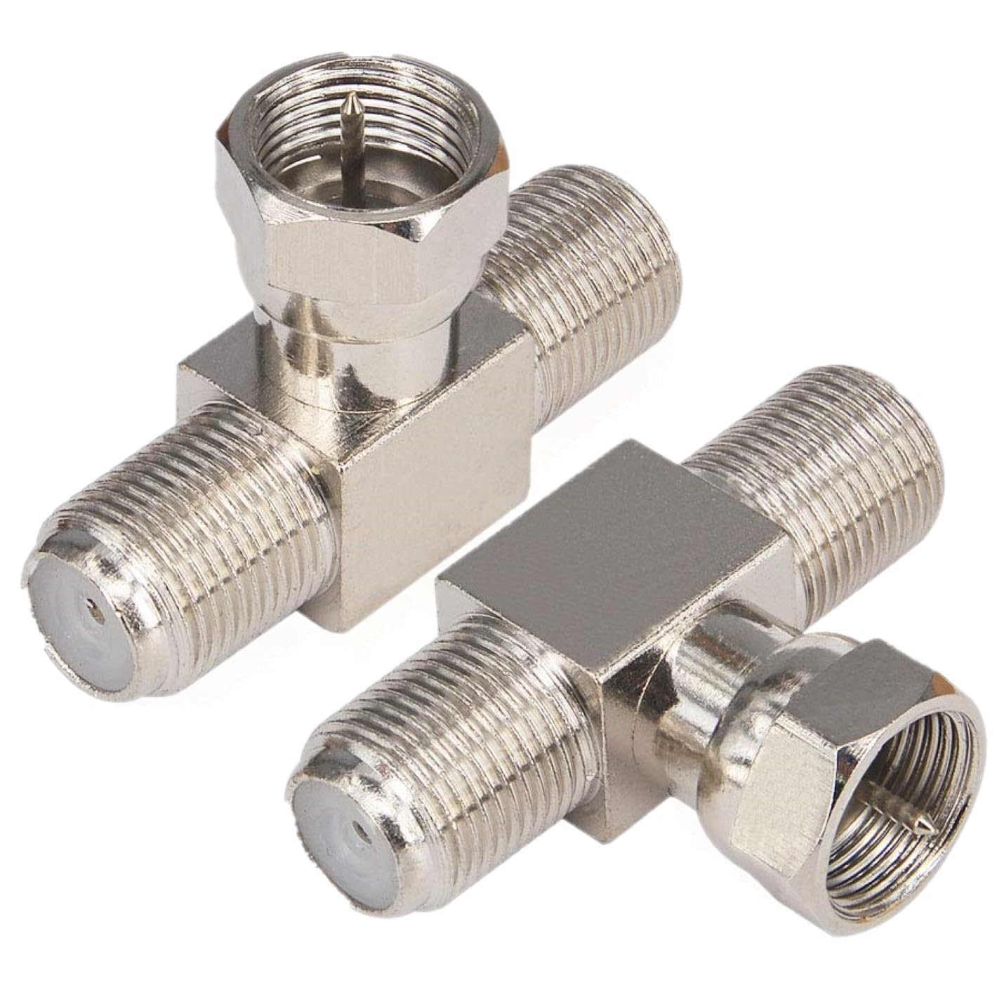 Coaxial Cable Splittert Shape Tv Antenna Splitter/combiner Rg6 F Type Male To 2