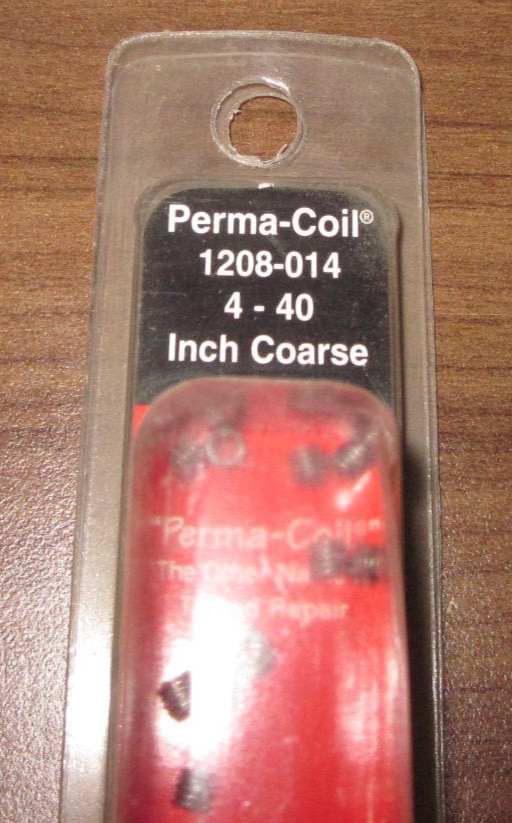 Perma-Coil 1208-014 ~ Thread Repair Insert Kit 4-40 Inch Coarse .. new, dusty