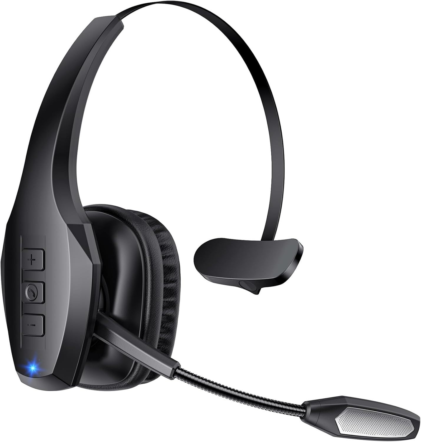 Trucker Bluetooth Headset, Wireless Headset with Mic, Bluetooth Headsets with Du