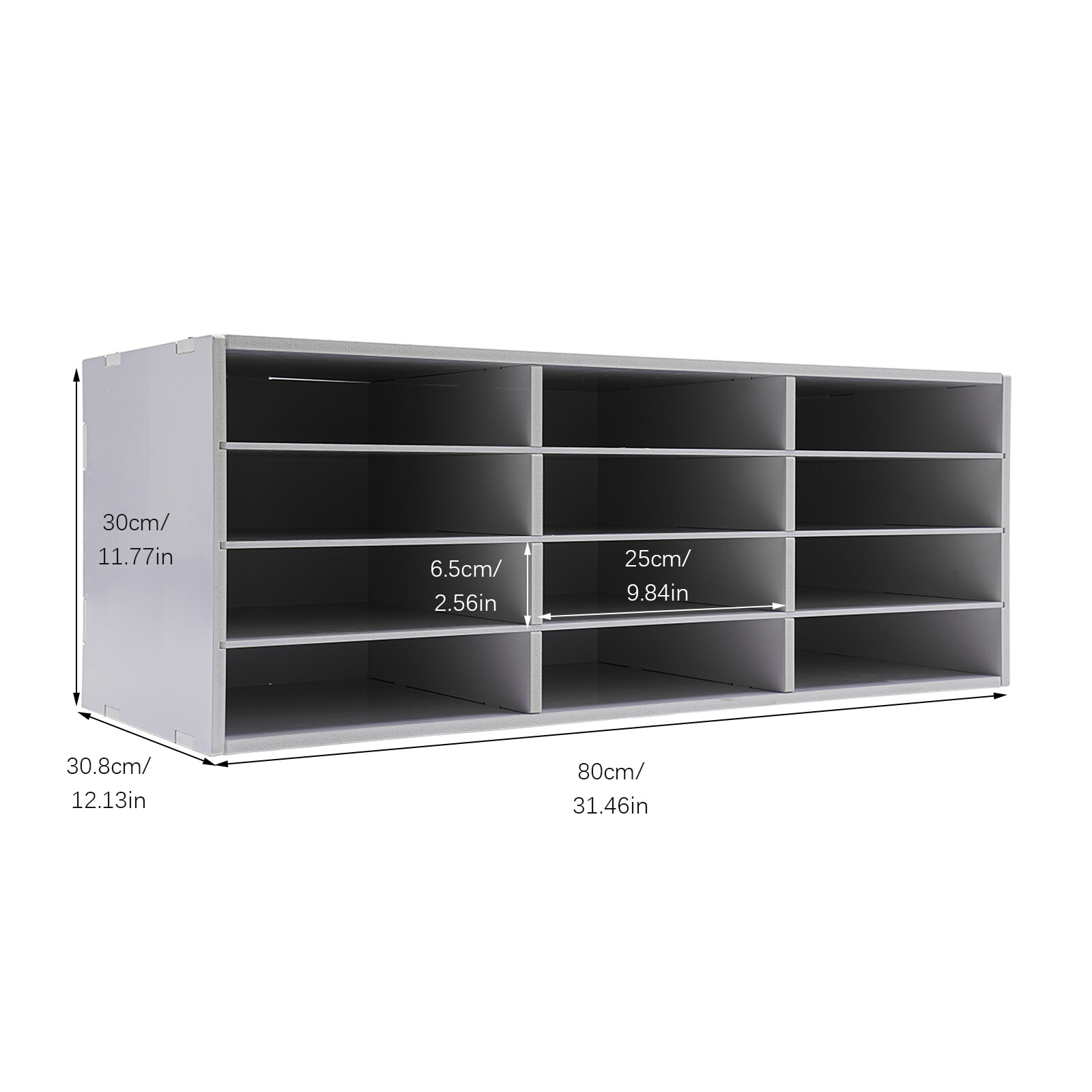 Desktop Document Literature Organizer File Sorter Mail Paper Storage Cabinet