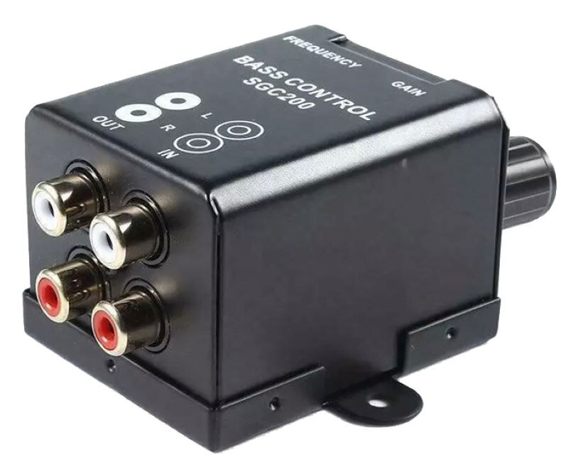 RCA Bass Audio Level Controller – Inline Volume Control Knob for Subwoofers