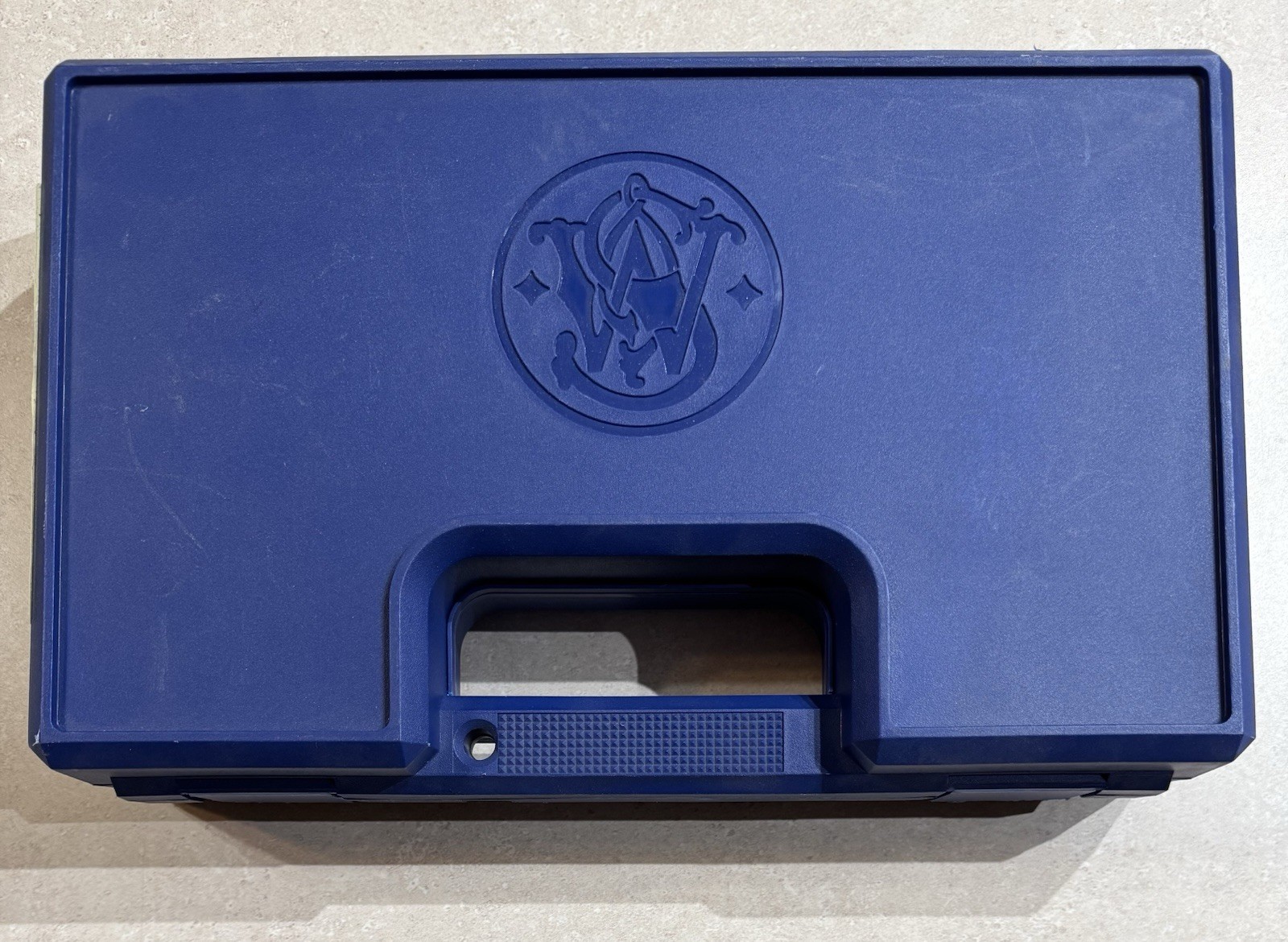 Smith & Wesson .22LR Revolver Plastic Pistol Case With Lock & Manual