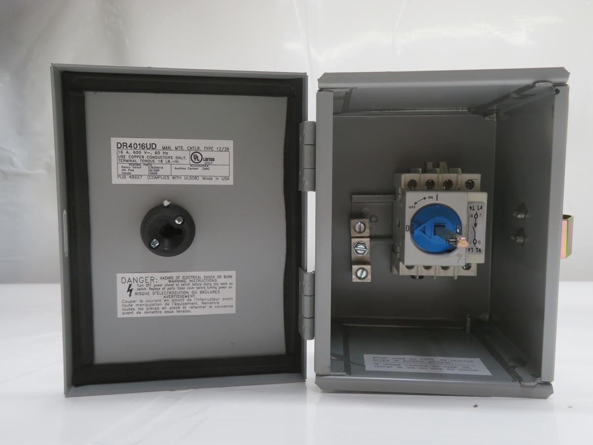 CUTLER HAMMER DR4016UD ROTARY SWITCH T210878