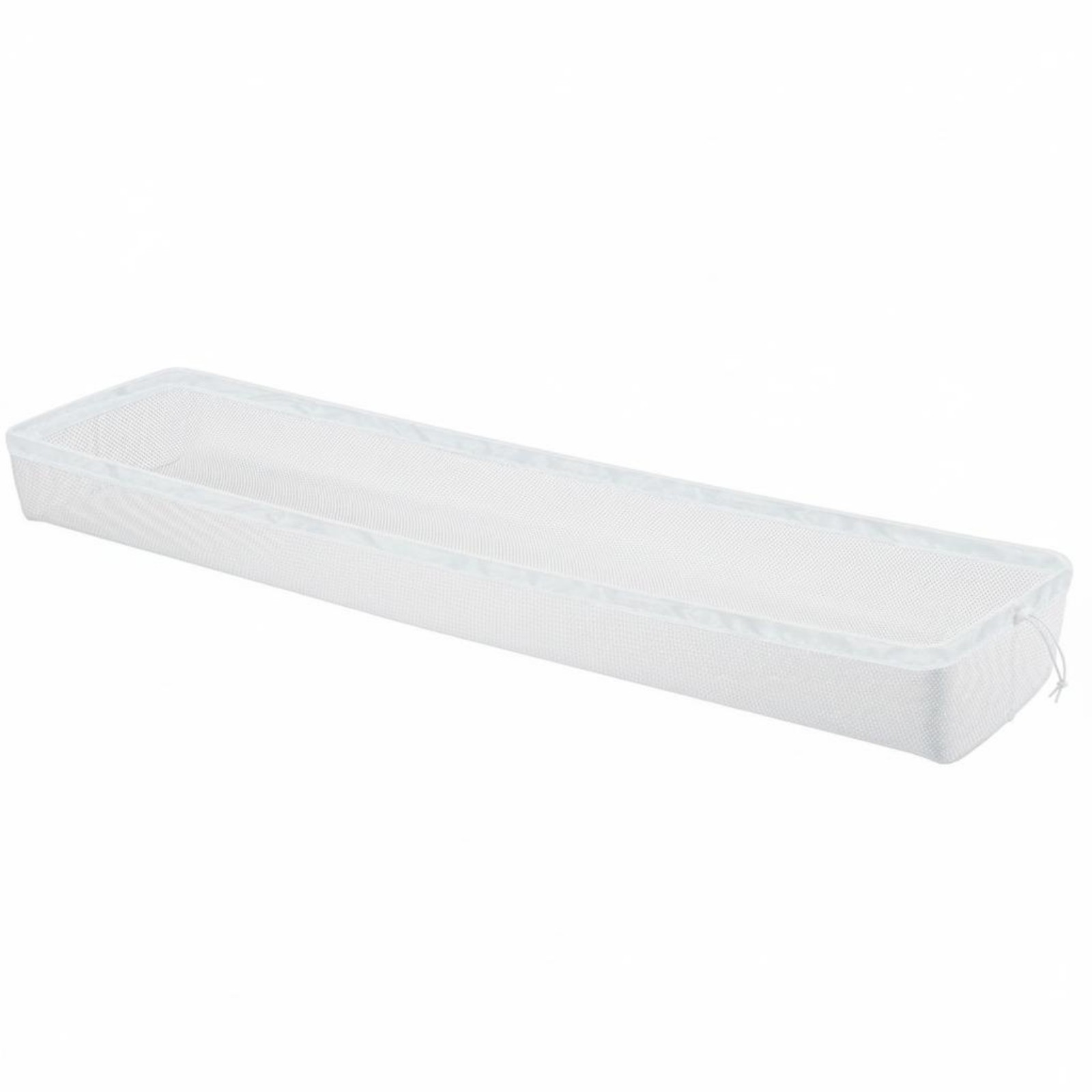 Rectangular Mesh Organizer White Organizer Container Easy to Clean