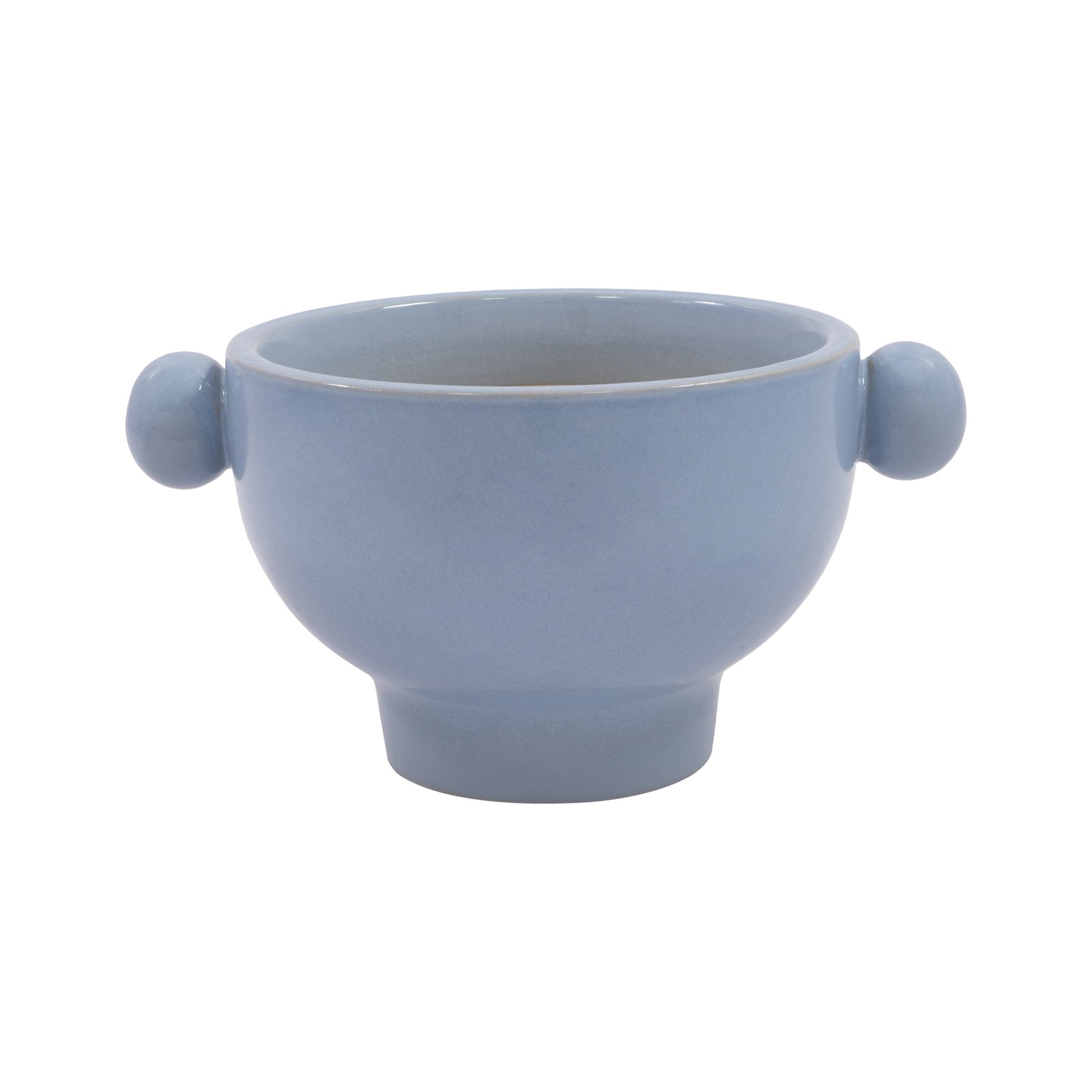 7" Cornflower Handled Ceramic Planter