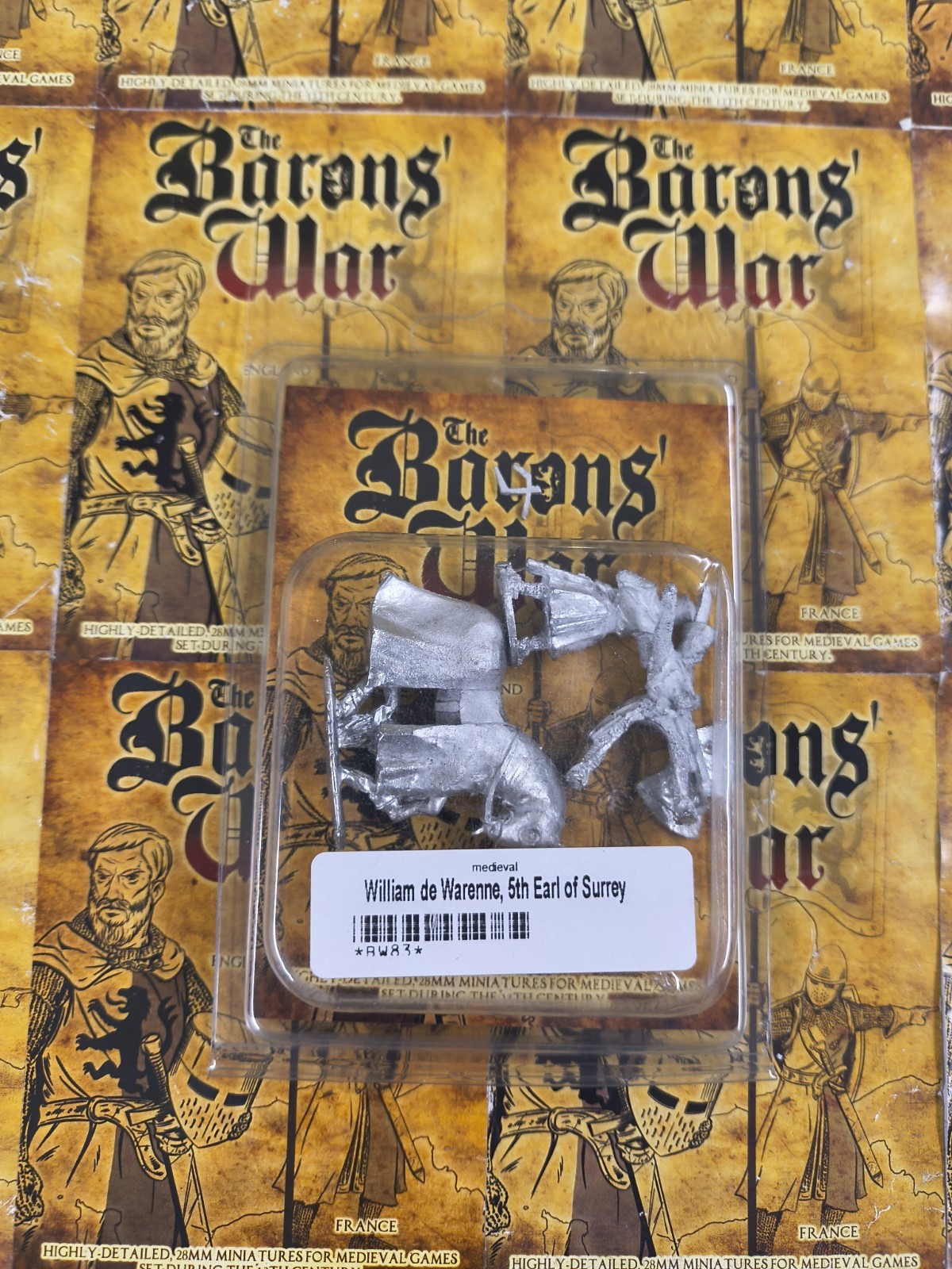footsore miniatures Barons War William de Warren