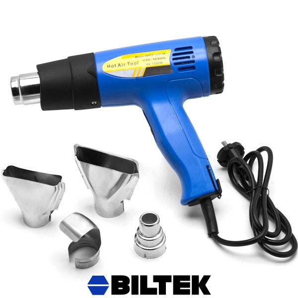 Heat Gun Kit w/ Accessories 1500 Watt Dual Temperature Shrink Wrapping 752-1022F