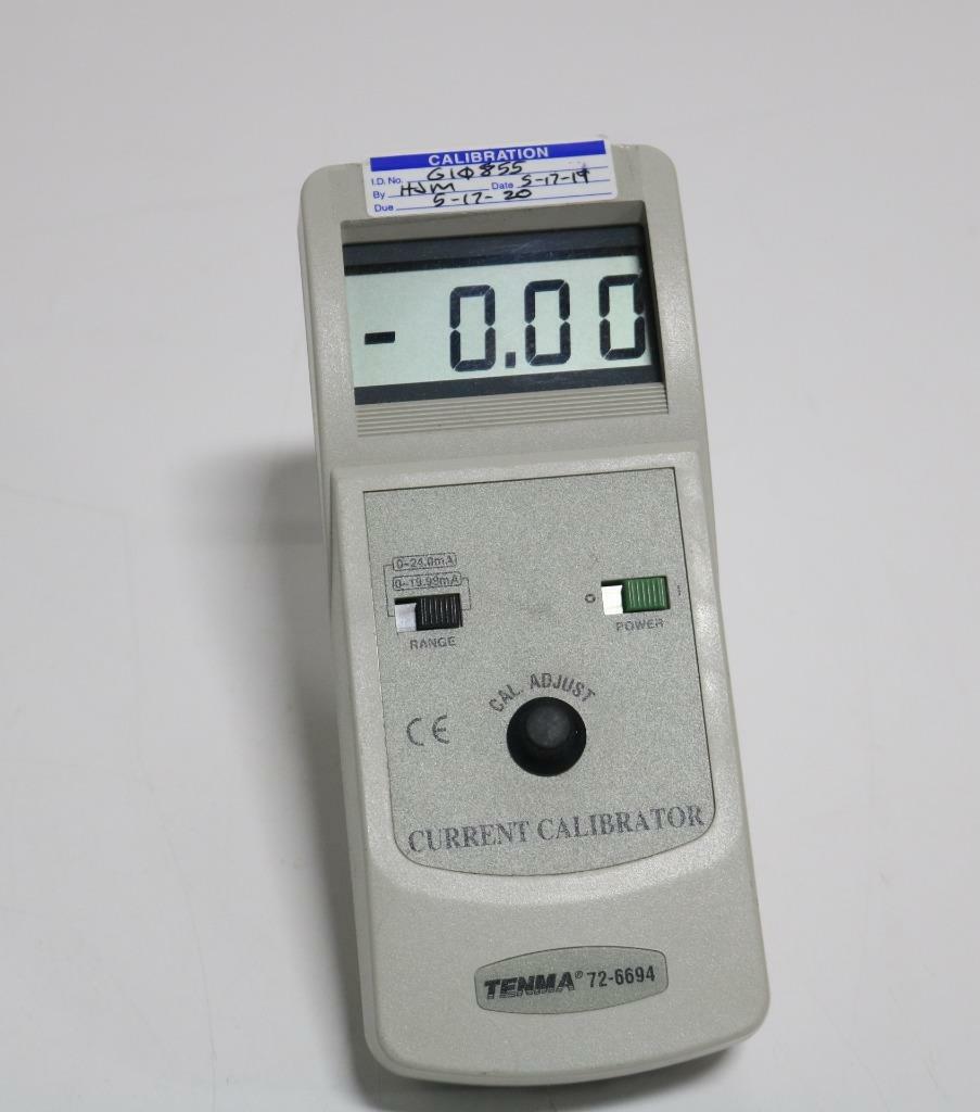 Tenma 72-6694 Current Calibrator, Test Leads Not Included