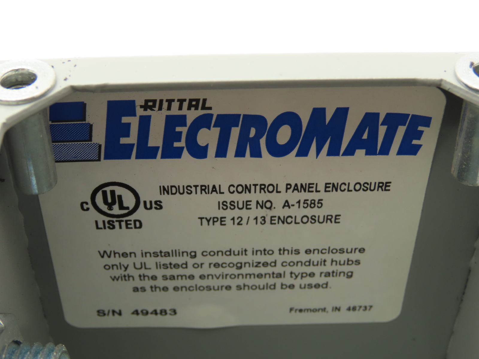 Electromate E1PBGM Green Illuminated Pushbutton Enclosure