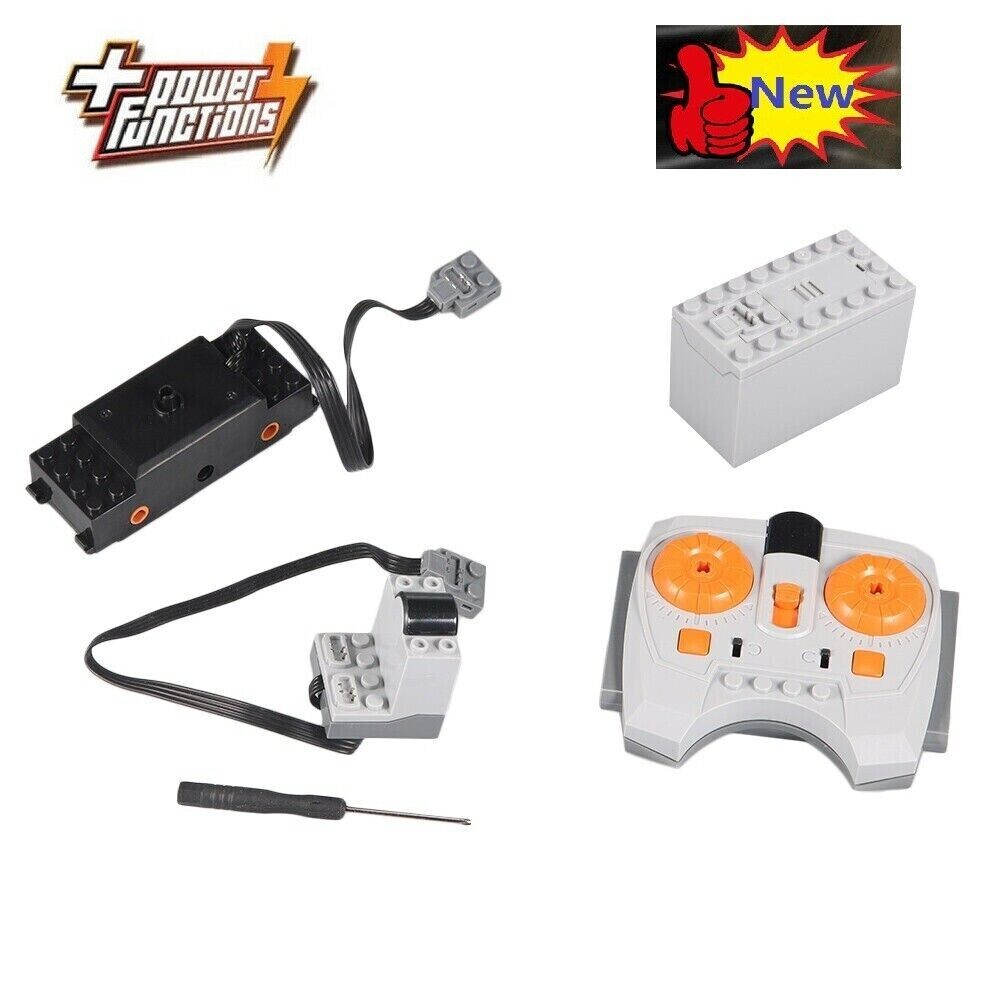4Pcs Power Functions Battery Box Train Motor IR Receiver Controlled For Lego Set
