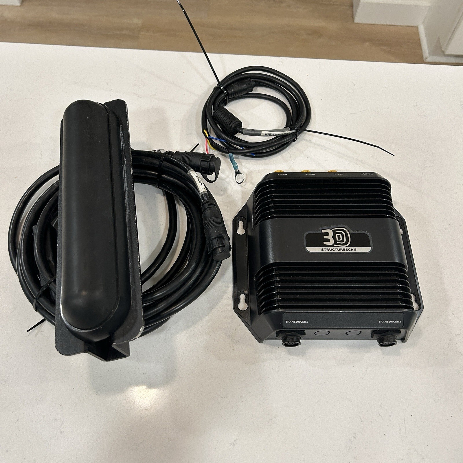 60 DAY WARRANTY Lowrance/Simrad Structure Scan 3D Transducer + Module w/ Cords