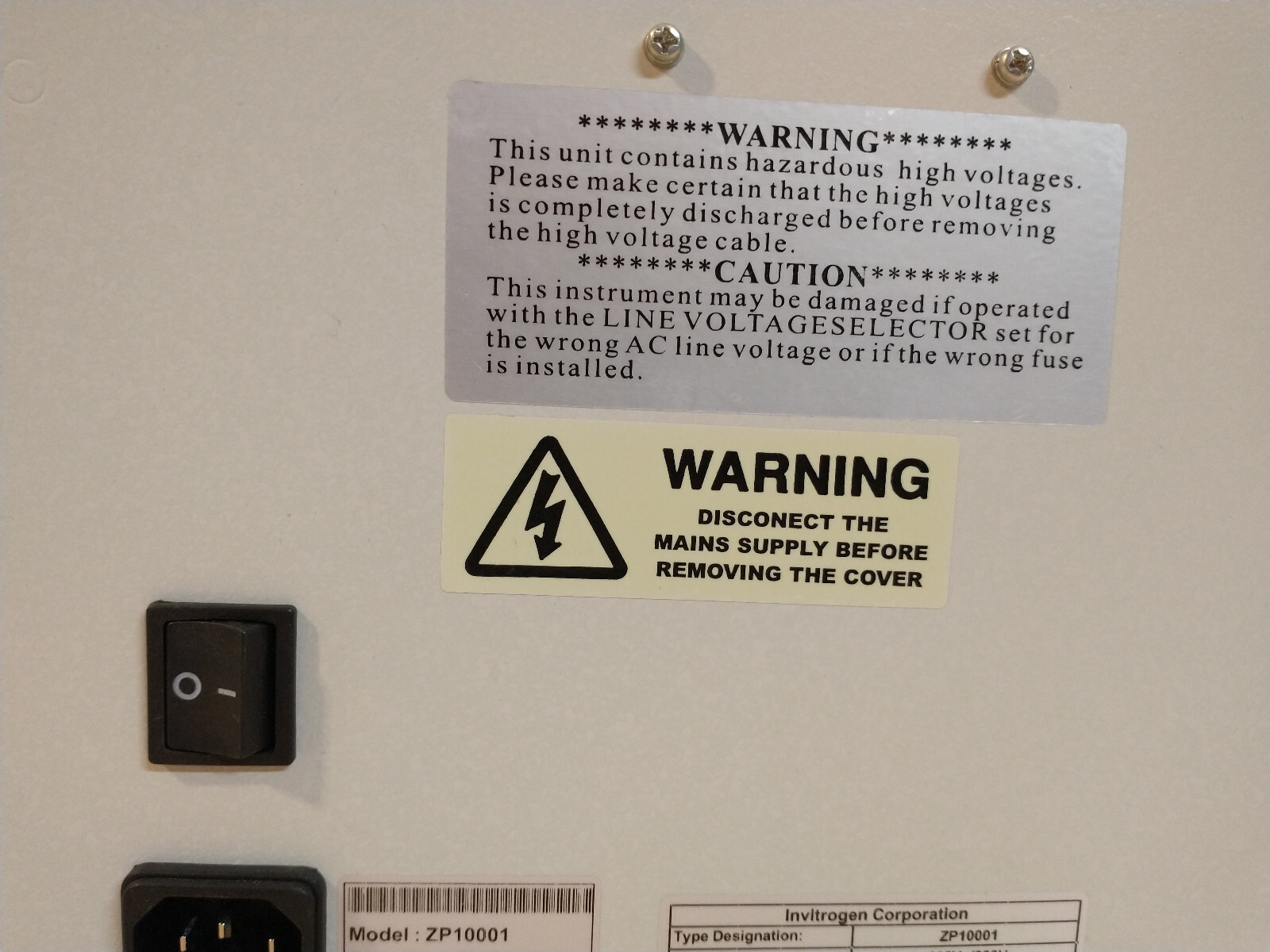 Invitrogen Zoom Dual Electrophoresis Power Supply USED