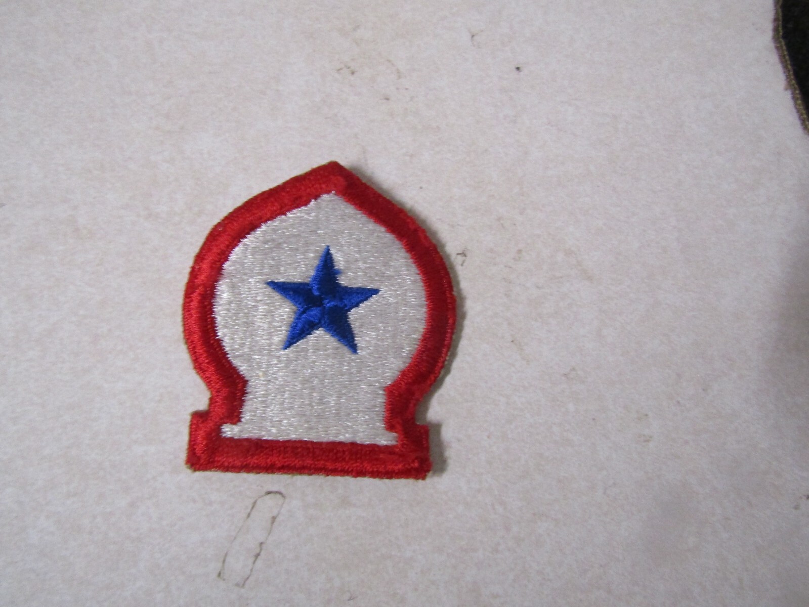 MILITARY PATCH OLD ORIGINAL WW2 ERA US ARMY NORTH AFRICA THEATRE