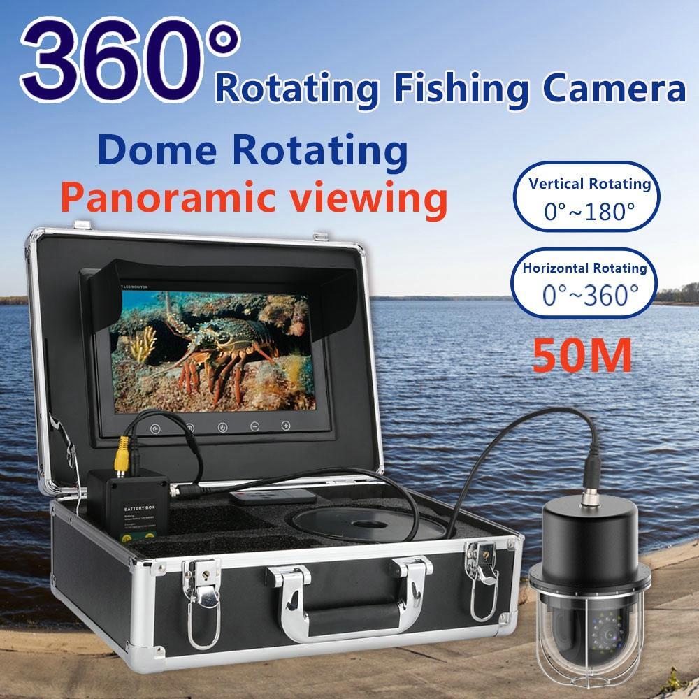 10"Inch  50M Underwater Fishing Video Camera Fish Finder CCD 20 LEDs