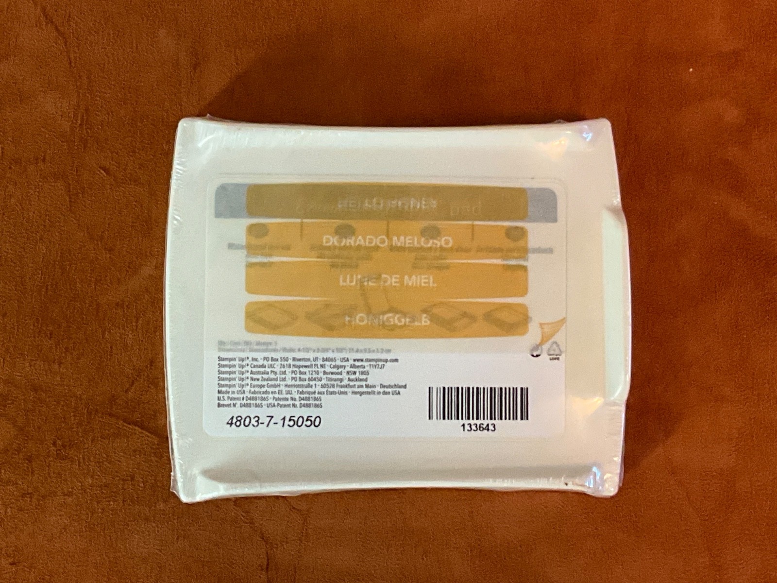 Stampin' Up ink pad Hello Honey UNOPENED! 133643