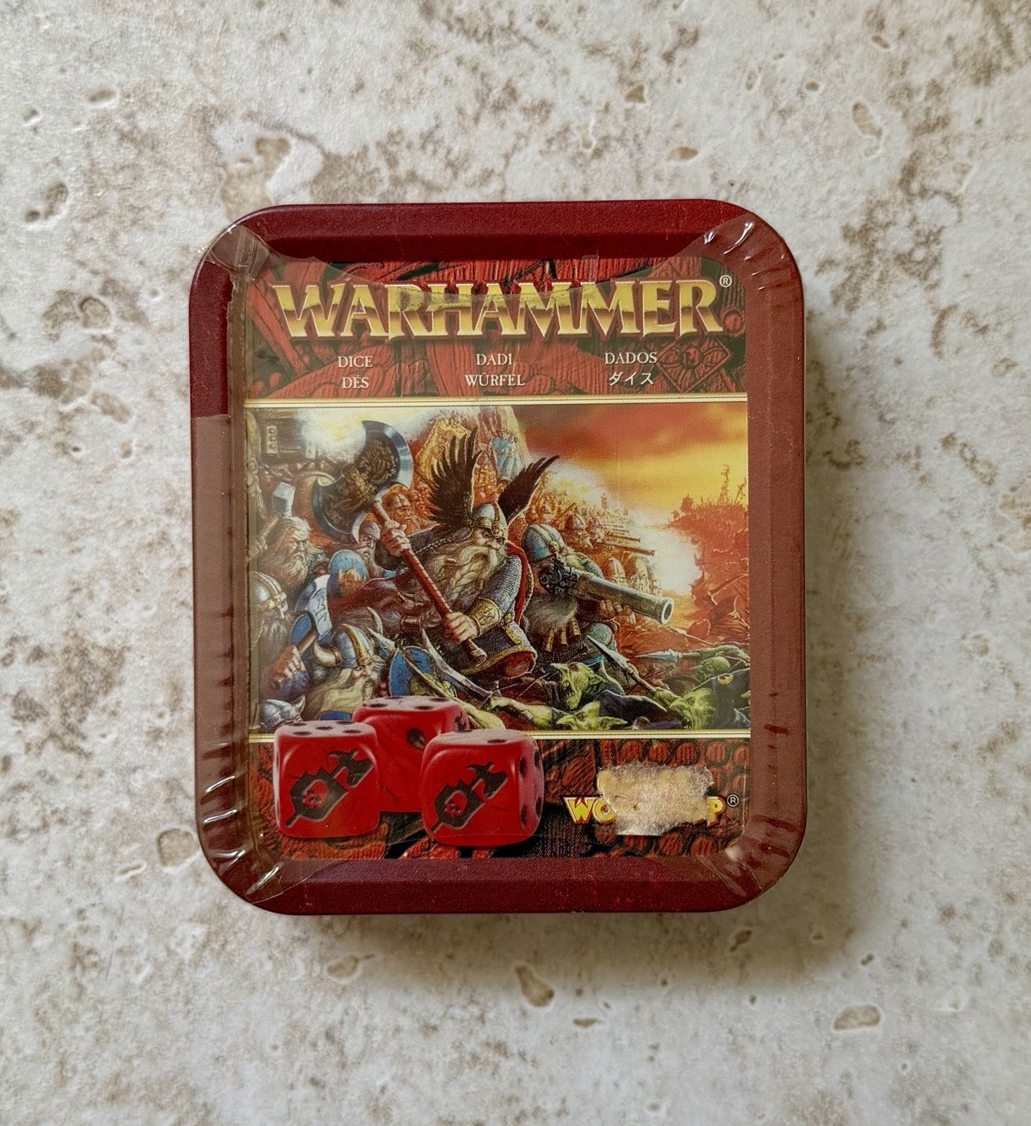 Warhammer Fantasy Battles Dice Tin Set New Old Stock Games Workshop Sealed 65-07