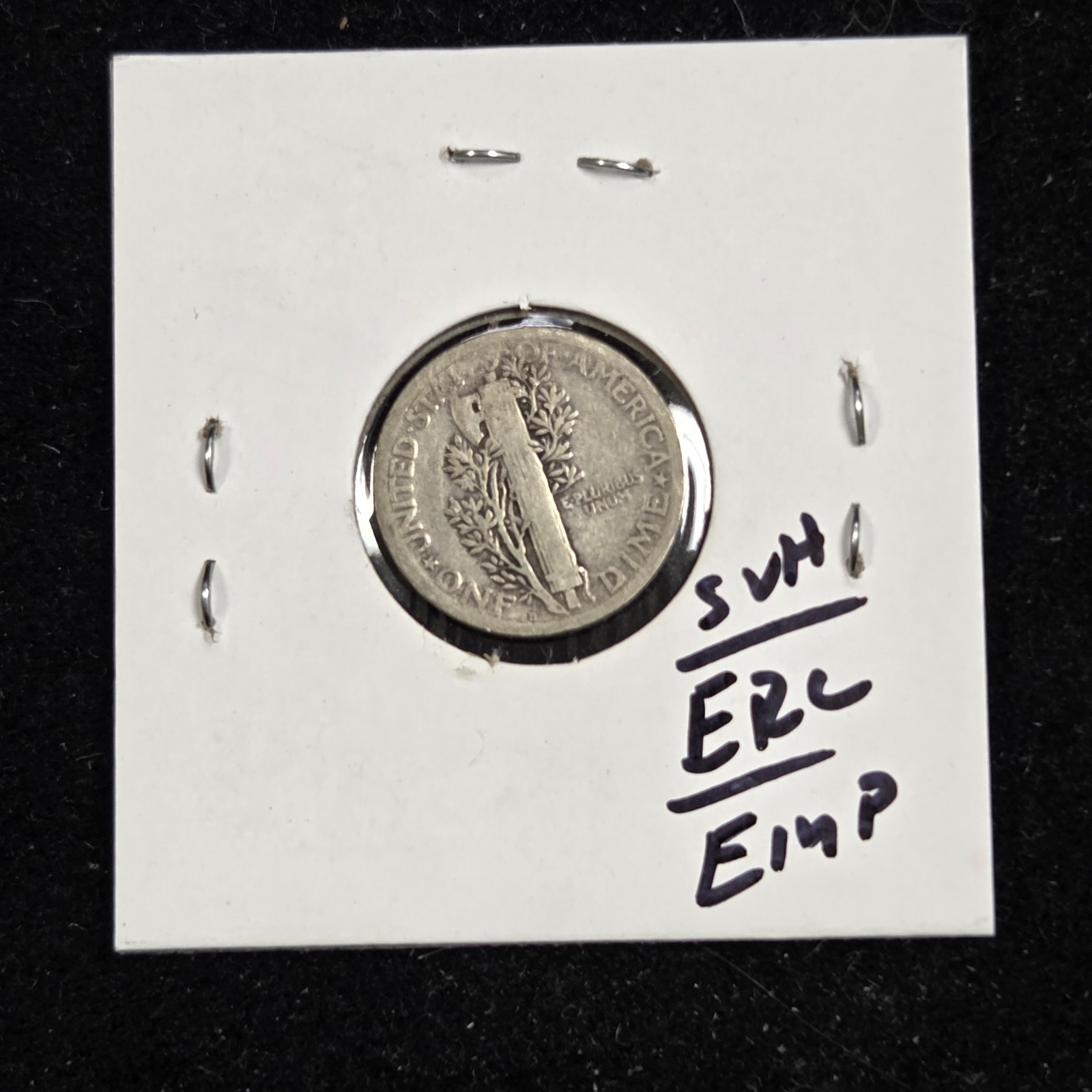 1918-D Mercury Silver Dime G - Single Coin