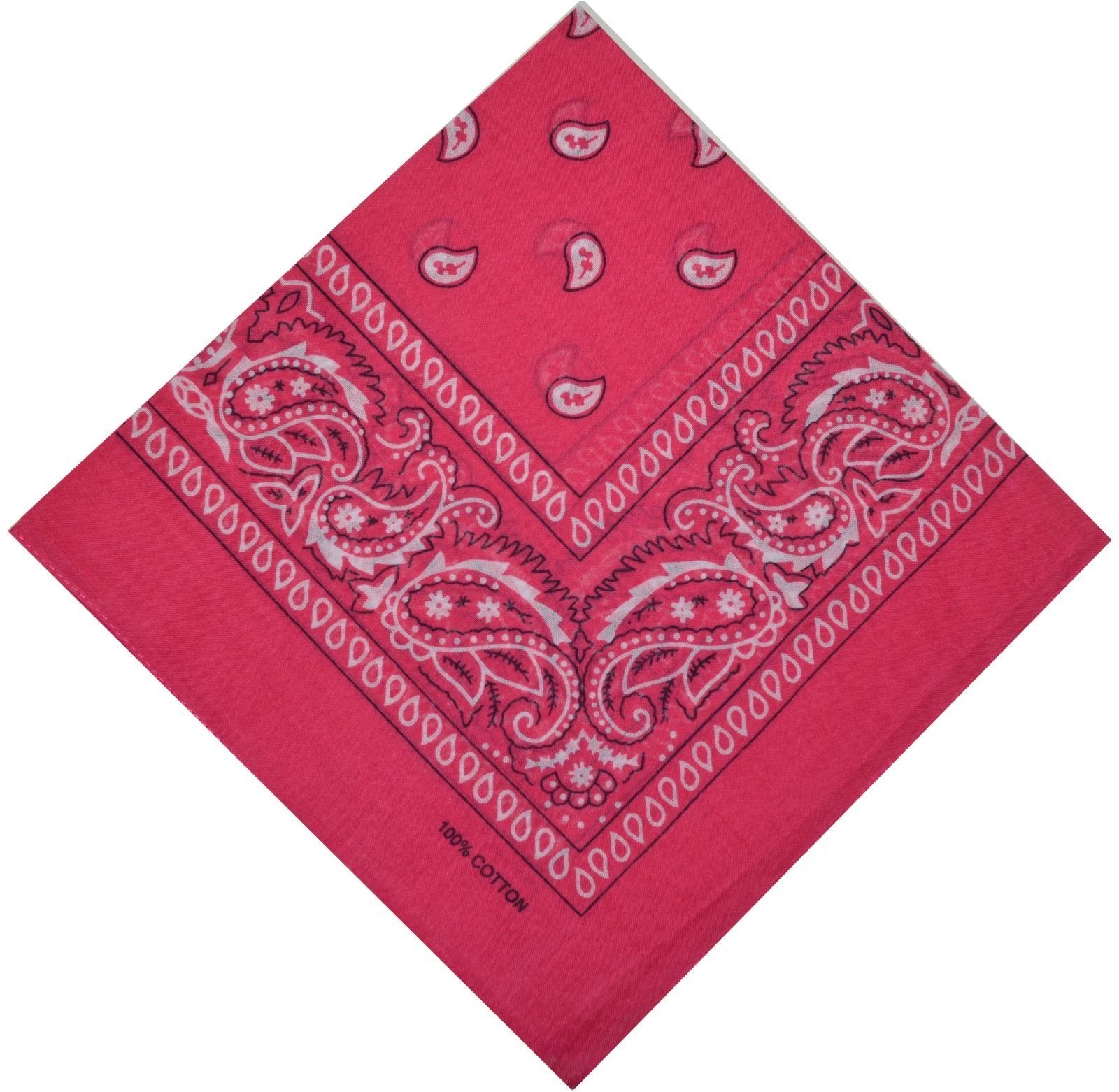 Red scarf with a pattern