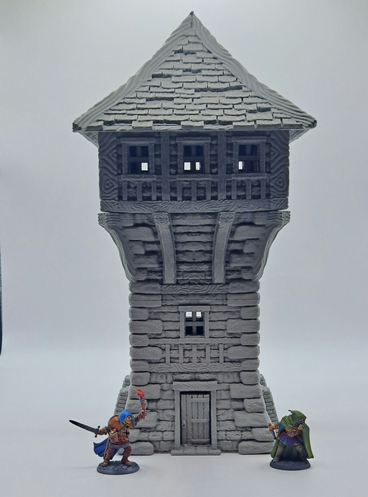 3d Printed Tabletop Terrain Wizards Tower 32mm DnD, Tabletop, RPG, Wargame