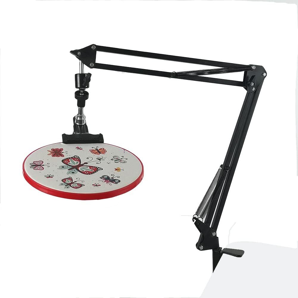 Adjustable Folding Metal Hand Embroidery Stand for Craft Hoops