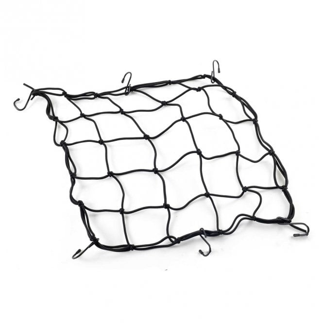 RIDERR Motorcycle Cargo Net XL - 40x40cm (Black)