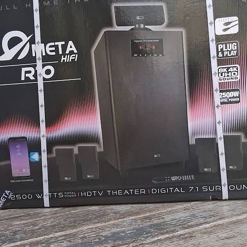 Meta HiFi R10 7.1 Channel Home Theater Speaker System 2500W Bluetooth HDMI