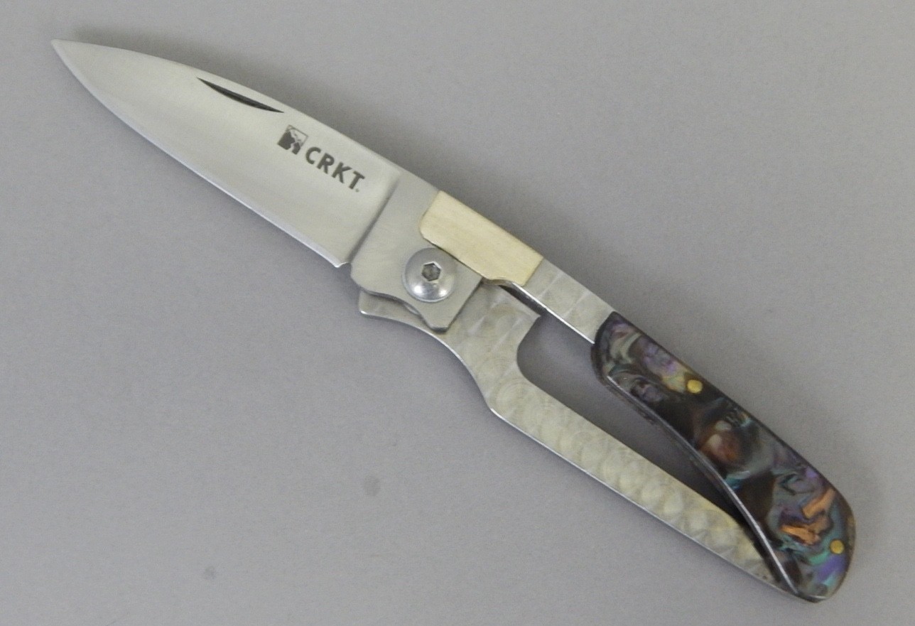 CRKT 5569 Slip K.I.S.S. Knife Shell Colors Ed Halligan never used