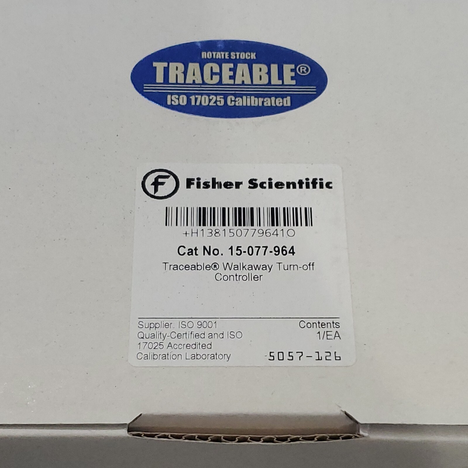 *BRAND NEW* Fisher Scientific 15-077-964 Traceable Walkaway Turn-Off Controller