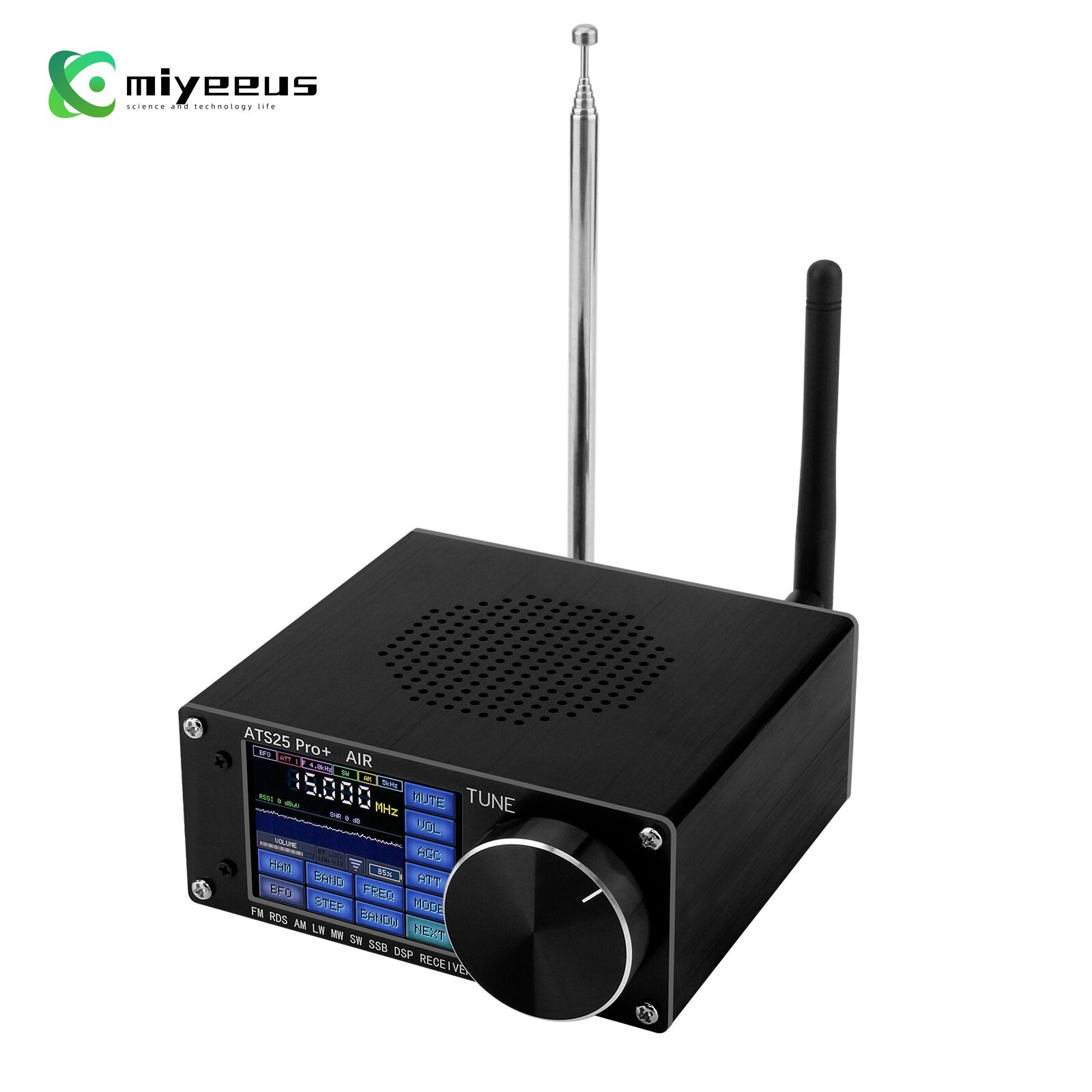 HAMGEEK ATS25 Pro+ FM SW SSB MW LW AIR SDR Receiver Aviation Band Receiver *USA