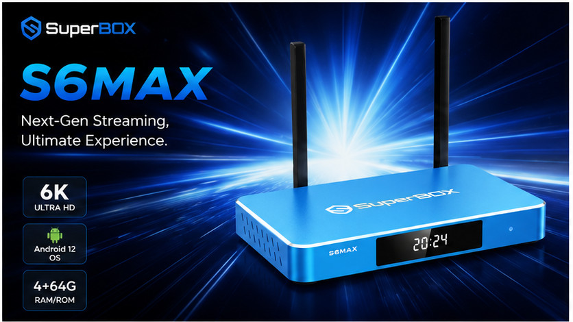 SuperBox S6 Max 24/7 Support Authorized Distributor Same Day Shipping Send Gift