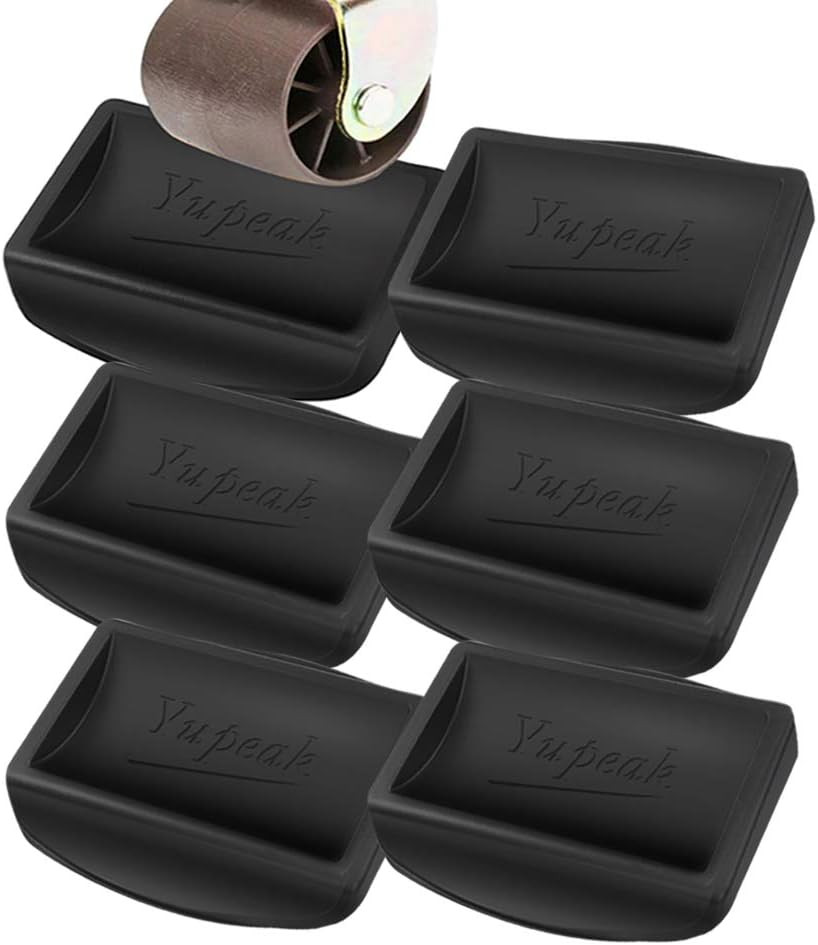 Bed Stopper & Furniture Stopper – Caster Cups Fits to All Wheels of Furniture, S