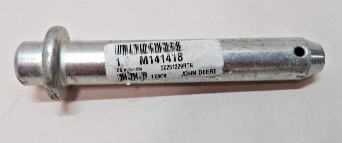 John Deere 1M141418  20251229RTN 1"x 6-3/4" Hitch Pin Heavy Duty MADE IN USA