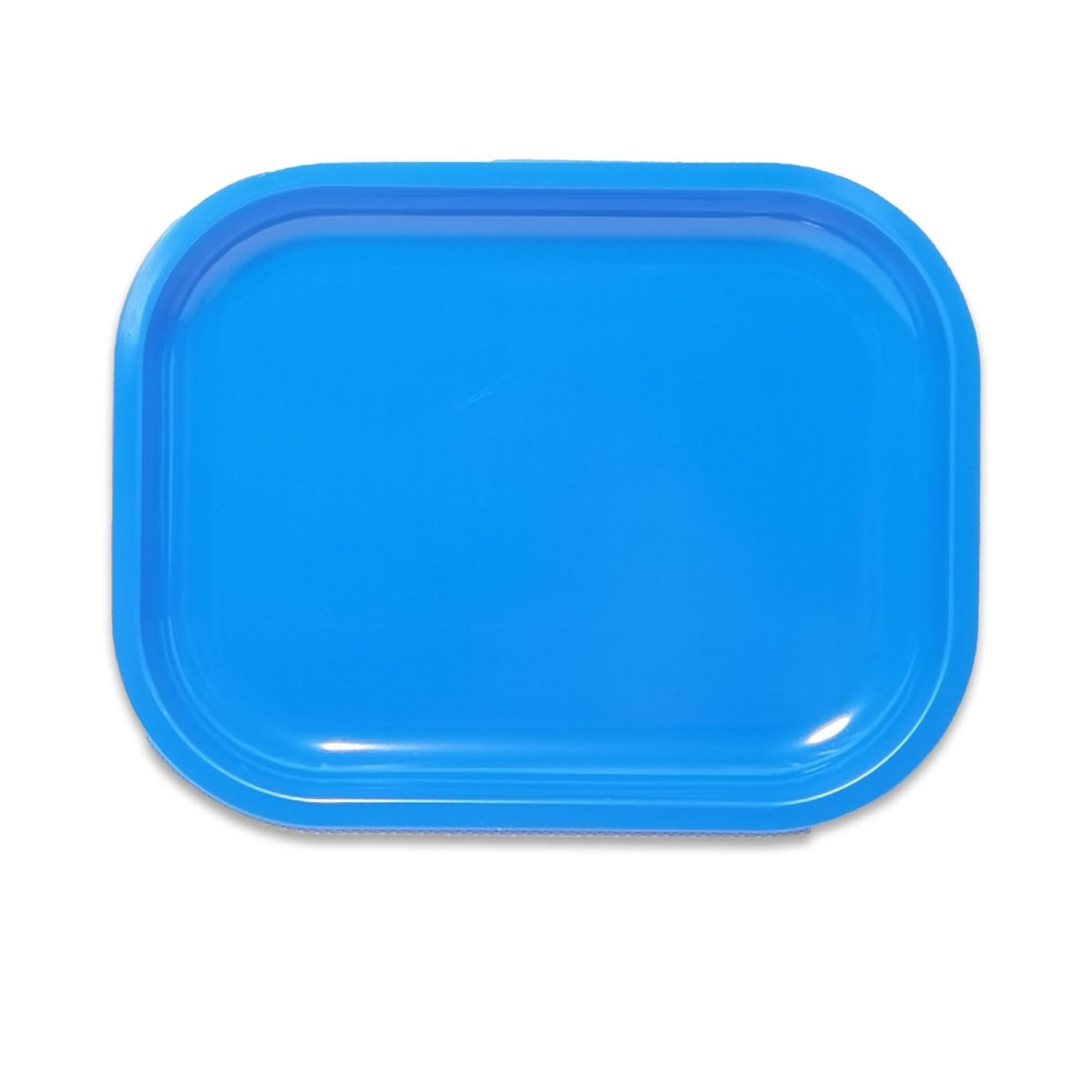 Tray Metal Rolling Tray(Blue, 7" x 5.5") 1 Blue