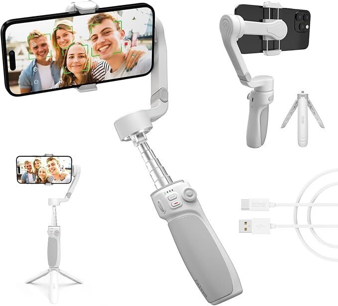 Zhiyun Smooth Q4 Gimbal 3-Axis Portable Foldable for Android iPhone Stabilizer
