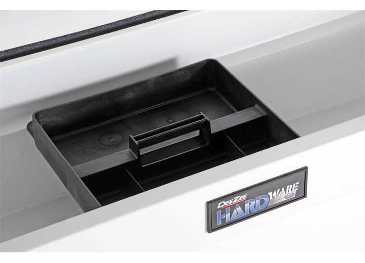 Dee Zee DZ8170S HARDware Series Crossover Tool Box White Single Lid Full Size