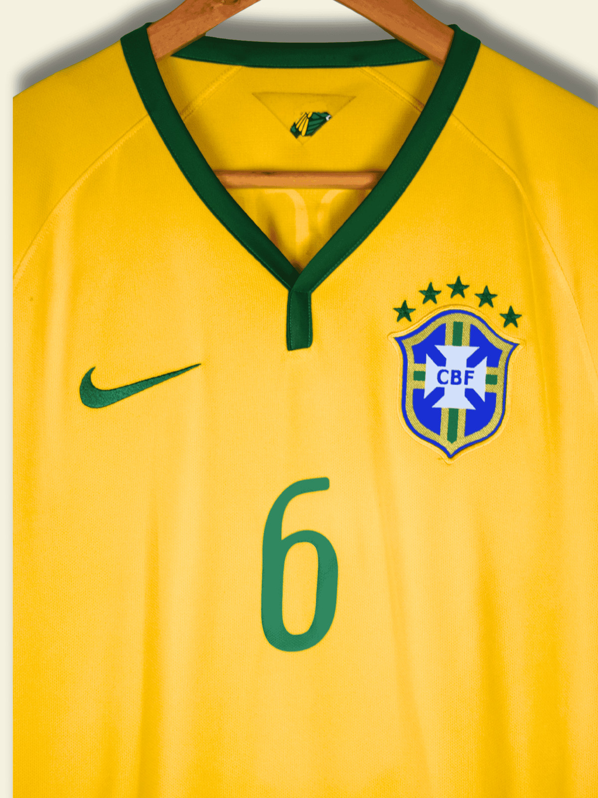 2014 Brazil Home - Marcelo #6 Large