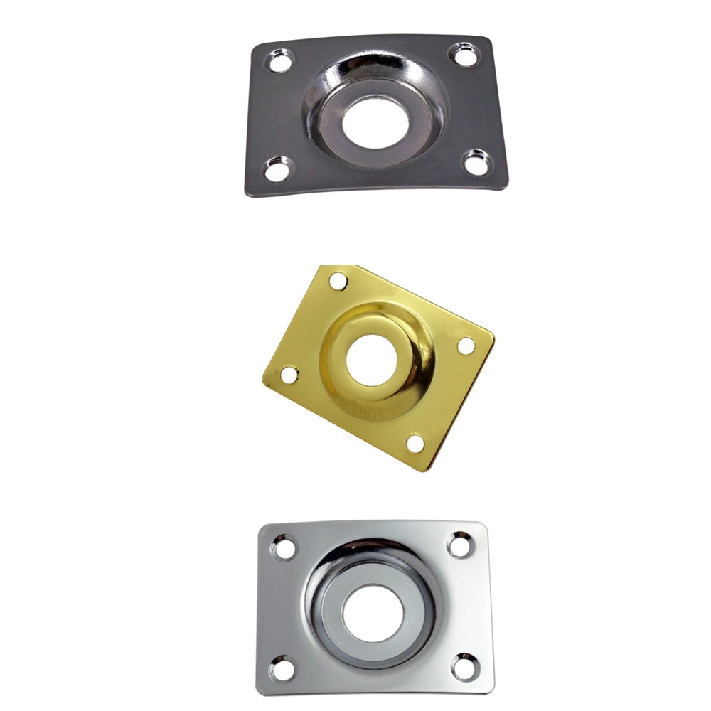 Rectangular Guitar Output Jack Plate for Les Paul For Tele Style Electric Guitar