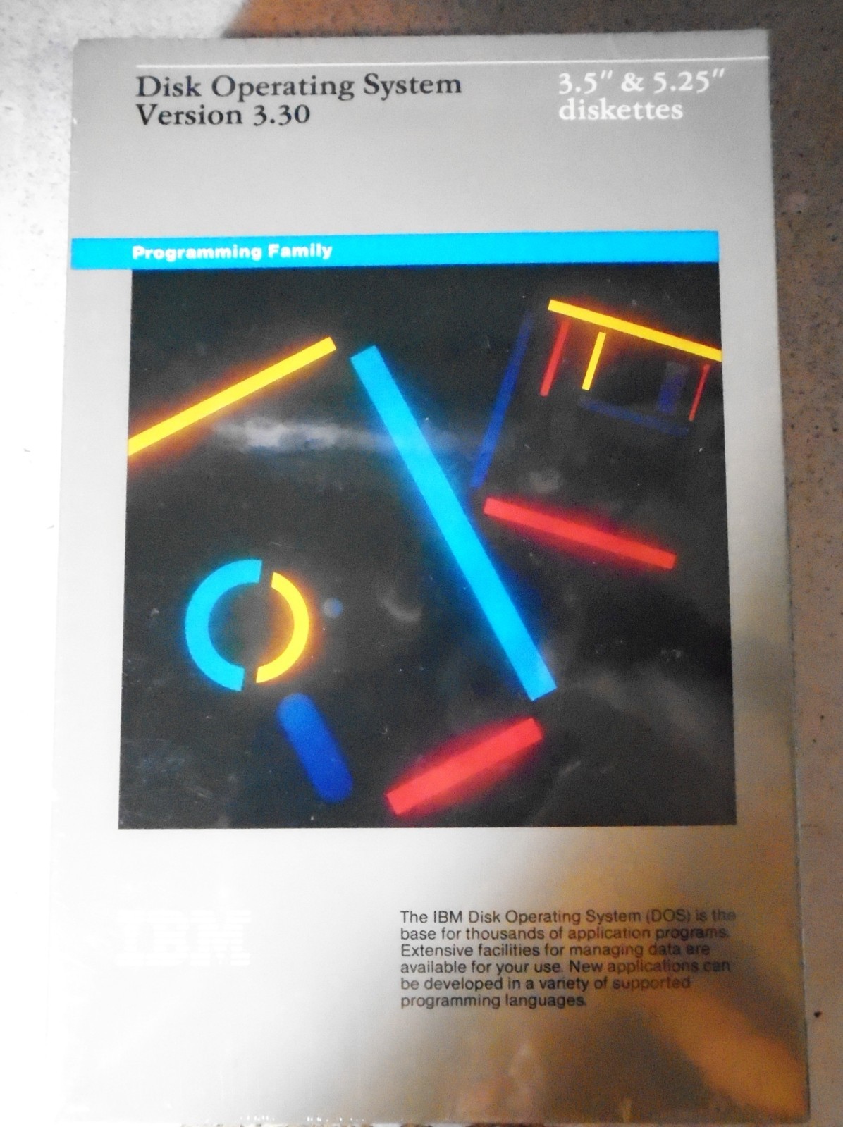 Vintage IBM Disk Operating System Version 3.30 1987 First Edition New & Sealed