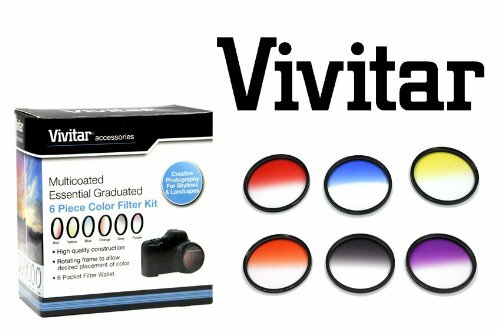 72mm Graduated Color Multi Coated High Defenition Rotating Filter Set