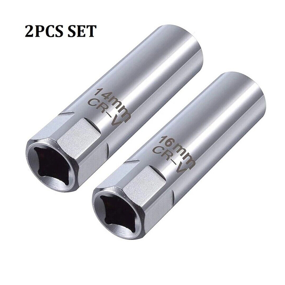 2 Pack Magnetic Spark Plug Socket 3/8 Drive 12 Point Removal Tool for BMW & MINI